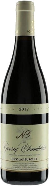 Вино Domaine Nicolas Burguet, Gevrey-Chambertin AOC, 2017