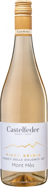 Вино Castelfeder, Mont Mes Pinot Grigio, Vigneti delle Dolomiti IGT, 2023