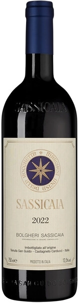 Вино Sassicaia, Bolgheri Sassicaia DOC, 2022