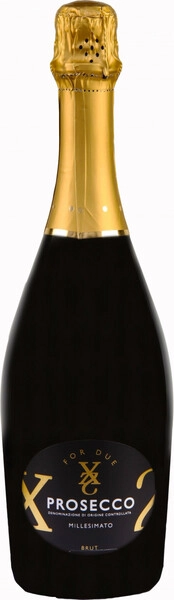 Игристое вино Vedova, For Due Prosecco DOC Millesimato Brut, 2024