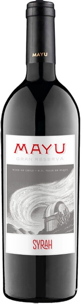 Вино Mayu, Syrah Gran Reserva, 2021