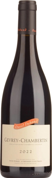 Вино David Duband, Gevrey-Chambertin AOC, 2022