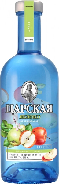 Ликер Царская Оригинальная Яблоко, настойка горькая, 0.5 л