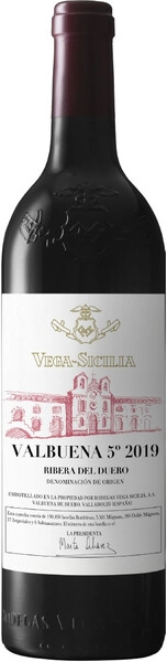 Вино Valbuena 5°, Ribera del Duero DO, 2019