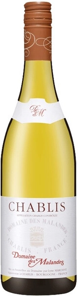 Вино Domaine des Malandes, Chablis AOC, 2023, 375 мл