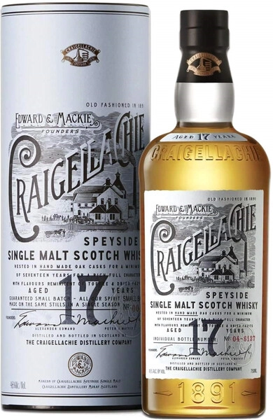 Виски Craigellachie 17 Years Old, in tube, 0.7 л