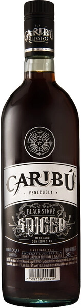 Ром Caribu Black-Strap Spiced, 0.7 л