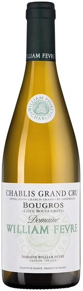 Вино Domaine William Fevre, Chablis Grand Cru Bougros Cote Bouguerots, 2022