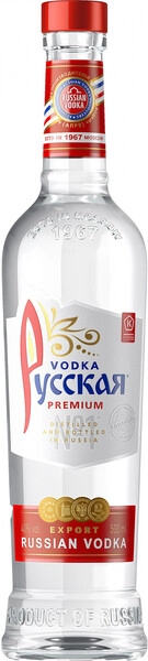 Водка Русская, 0.5 л