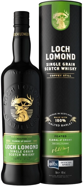 Виски Loch Lomond Single Grain Peated, gift box, 0.7 л