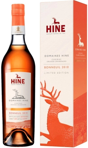 Коньяк Hine, Domaines Hine Bonneuil, Grande Champagne AOC, 2010, gift box, 0.7 л