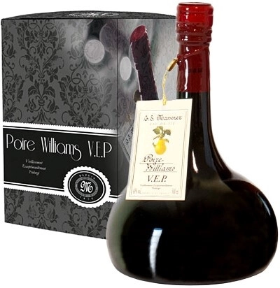Бренди Massenez, Eau de vie Poire Williams, VEP, gift box, 0.5 л