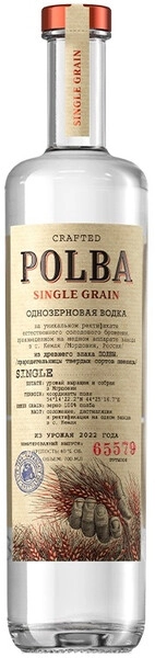 Водка "Polba" Crafted, 0.7 л