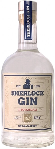 Джин "Sherlock" Dry Gin, 0.5 л