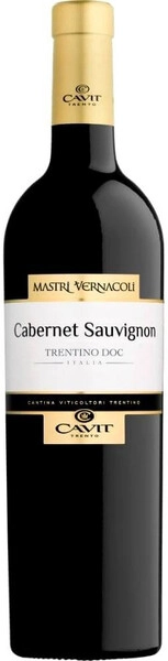Вино Mastri Vernacoli Cabernet Sauvignon, Trentino DOC, 2022
