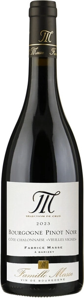 Вино Famille Masse, Bourgogne Pinot Noir Cote Chalonnaise "Vieilles Vignes" AOC, 2023