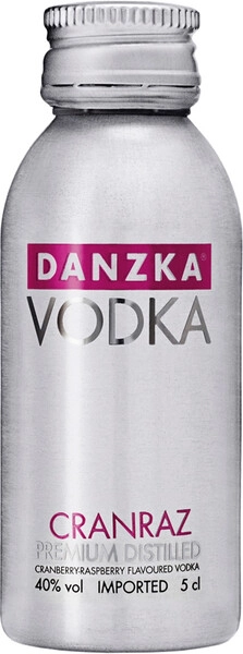 Водка Danzka Cranraz, 50 мл