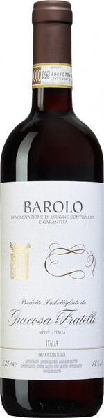 Вино Giacosa Fratelli, Barolo DOCG, 2017