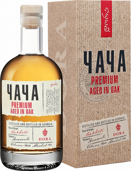 Чача Dora Chacha Premium, gift box, 0.5 л