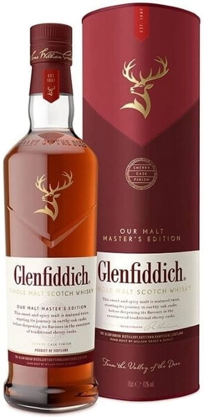Виски Glenfiddich, Malt Master's Edition, in tube, 0.7 л