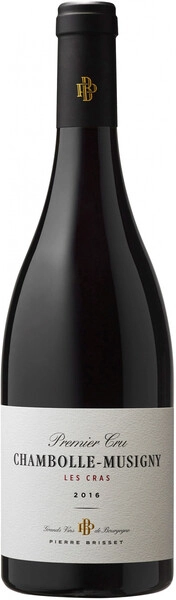 Вино Pierre Brisset, Chambolle Musigny 1-er Cru Les Cras AOC, 2016