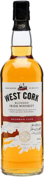 Виски West Cork Bourbon Cask, 0.5 л