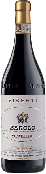 Вино Viberti, Barolo Monvigliero DOCG, 2019