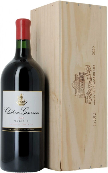 Вино Chateau Giscours, Margaux AOC 3-me Grand Cru, 2020, wooden box, 3 л