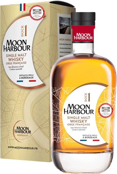 Виски Moon Harbour, Dock 1 Single Malt Chateau La Louviere, gift box, 0.7 л