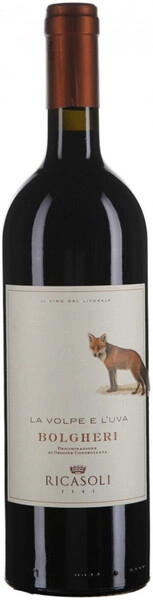 Вино Barone Ricasoli, Bolgheri La Volpe e L'Uva DOC, 2021