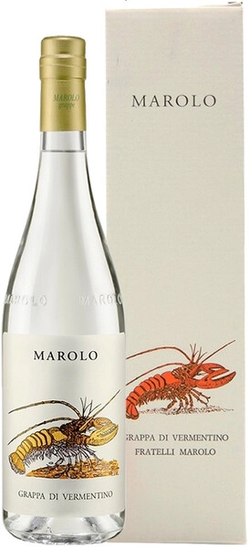 Граппа Distilleria Marolo, Grappa di Vermentino, gift box, 0.7 л