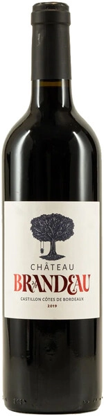 Вино Chateau Brandeau, Castillon Cotes de Bordeaux AOC, 2019