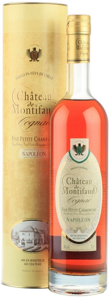 Коньяк Chateau de Montifaud Napoleon, Fine Petite Champagne AOC, in tube, 0.7 л