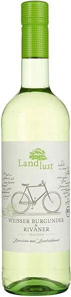 Вино Peter Mertes, Landlust Weisser Burgunder-Rivaner
