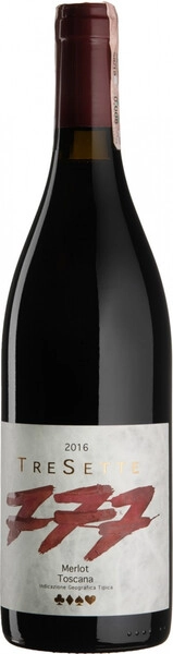 Вино Riecine, TreSette Merlot, Toscana IGT, 2016
