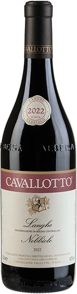 Вино Cavallotto, Langhe Nebbiolo DOC, 2022