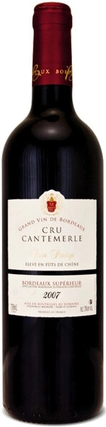 Вино Cru Cantemerle Cuvee Prestige, Bordeaux Superieur AOC