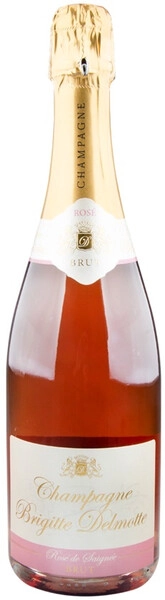 Шампанское Brigitte Delmotte, Rose de Saignee Brut, Champagne AOC, 2020