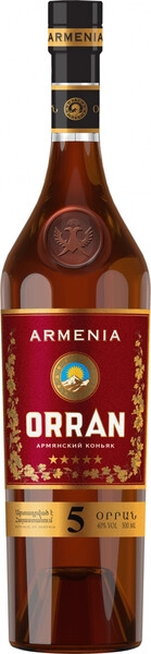 Коньяк Orran 5 Years Old, 0.5 л