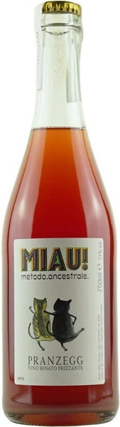 Игристое вино Pranzegg, MIAU! Ancestral Rosato Frizzante, 2022