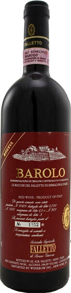 Вино Bruno Giacosa, Barolo Le Rocche del Falletto Riserva, 2000