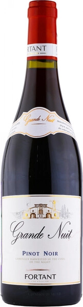 Вино Fortant, Grande Nuit Pinot Noir, Pays d'Oc IGP