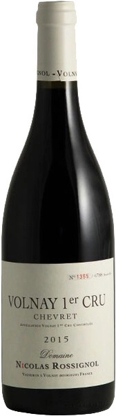 Вино Domaine Nicolas Rossignol, Volnay Premier Cru Chevret AOC, 2015