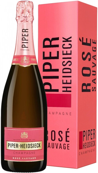 Шампанское Piper-Heidsieck, Rose Sauvage, Champagne AOC, gift box Off-Trade