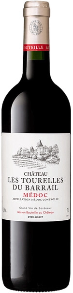 Вино Chateau Les Tourelles du Barrail, Medoc AOC, 2021