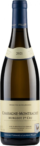 Вино Domaine Fernand & Laurent Pillot, Chassagne-Montrachet 1er Cru Morgeot AOC Blanc, 2021