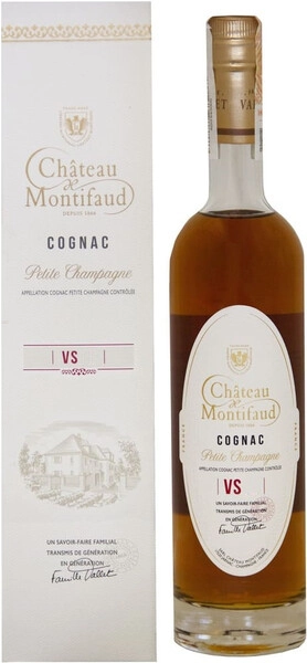 Коньяк Chateau de Montifaud V.S., Fine Petite Champagne AOC, gift box, 0.5 л