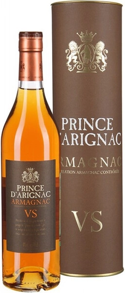 Арманьяк Prince d'Arignac VS, in tube, 0.7 л