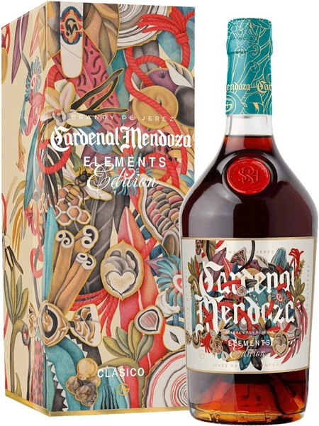 Бренди Sanchez Romate, Cardenal Mendoza Solera Gran Reserva, gift box 12 Elements, 0.7 л