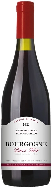 Вино Tatiana Guillot Bourgogne Pinot Noir AOC, 2023